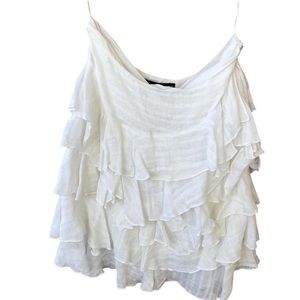 Ralph Lauren white bell shaped skirt